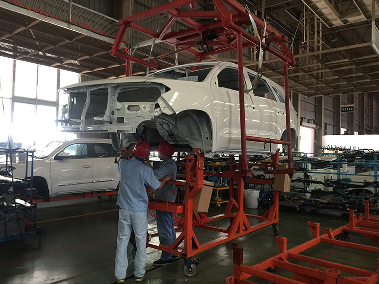 皮卡車生產線
